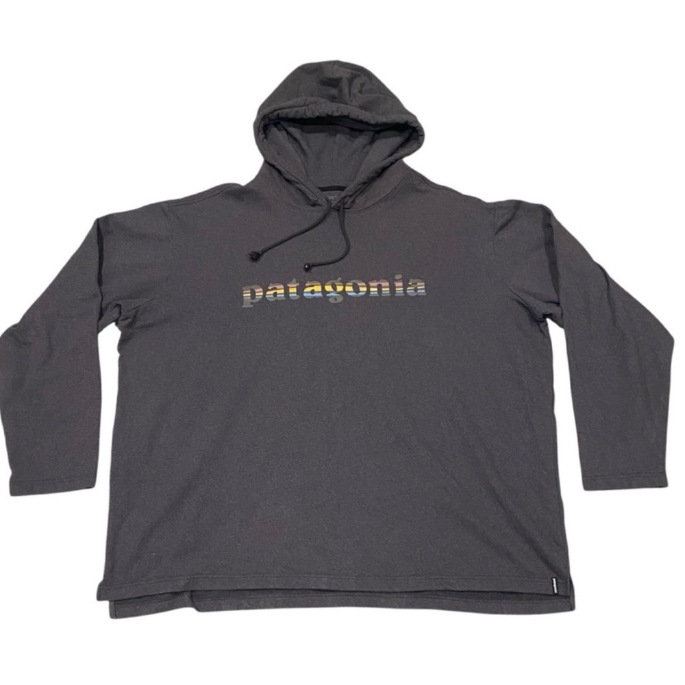 Patagonia Lightweight ‘73 Logo Wildrise Grey Hoodie 3XL